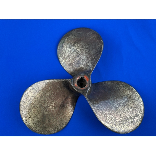 666 - Brass Boat Propellor approx. 16