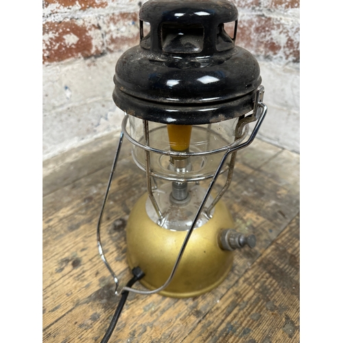 714 - Paraffin Tilley Lamp Converted to Electric.