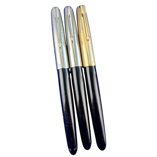 118 - 3 Parker '51' Fountain Pens