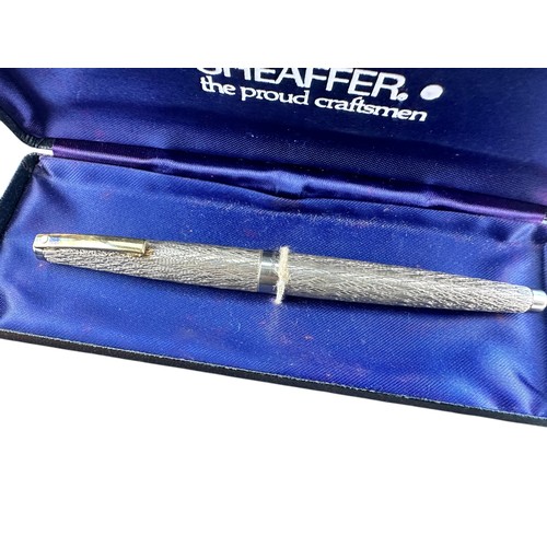 131 - Sheaffer Fountain Pen with 14k Gold Nib, Original Box and Paperwork