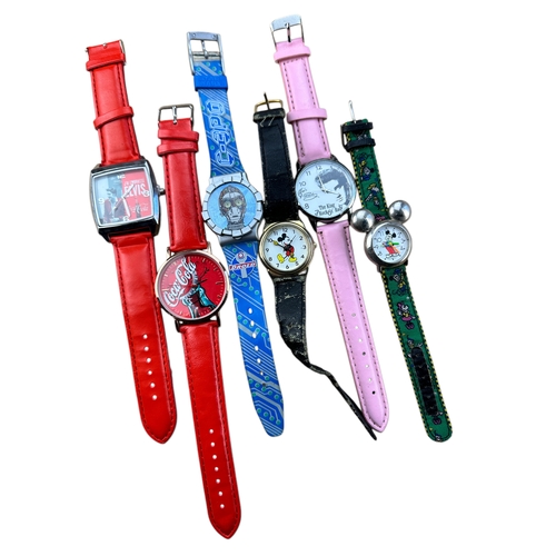 429 - Novelty Wrist watches including Mickey Mouse, Starwars Etc.