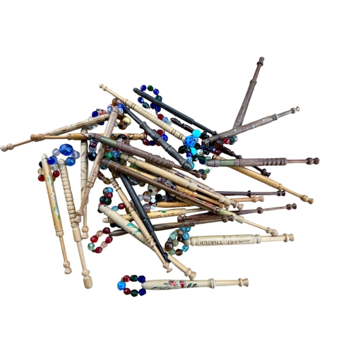 430 - Quantity of Lacemaker's Bobbins including Commemorative