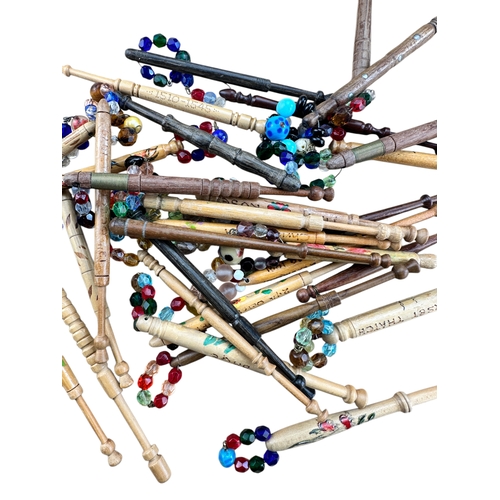 430 - Quantity of Lacemaker's Bobbins including Commemorative