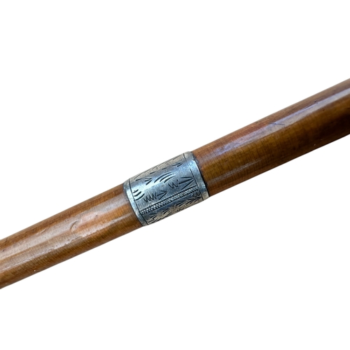 431 - Antique Cheshire Regiment Swagger Stick