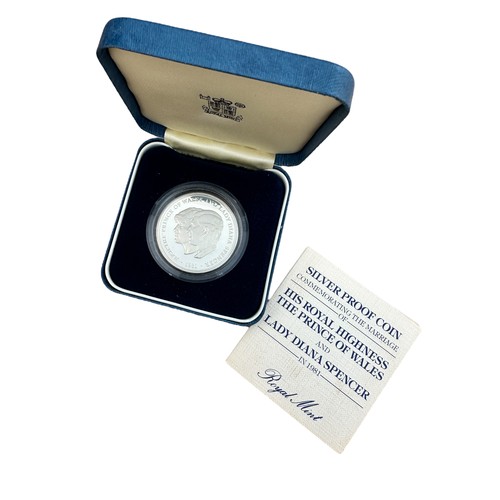 2 - 1981 Royal Wedding Royal Mint Silver Proof Coin, 28.28g