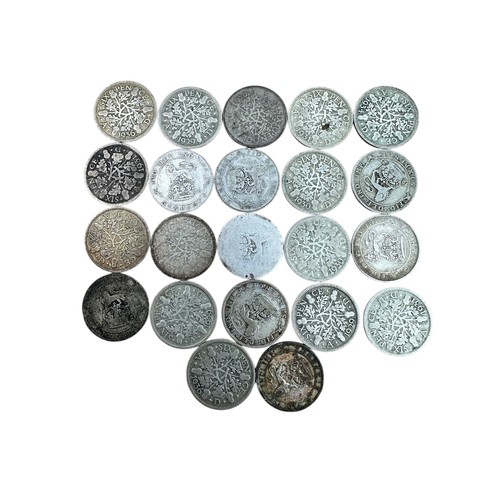 9 - 22 George V Silver Sixpence Coins