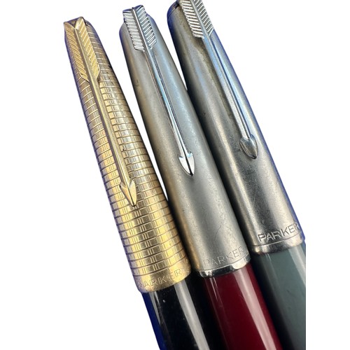 117 - 3 Parker '51' Fountain Pens