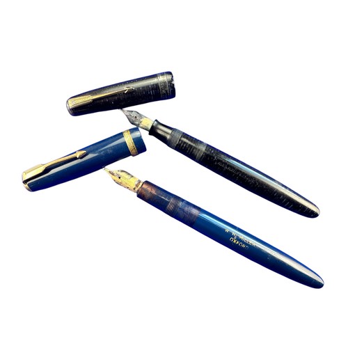 122 - 2 Parker Fountain Pens with 14k Nibs