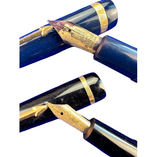 123 - 2 Parker Fountain Pens with 14k Nibs