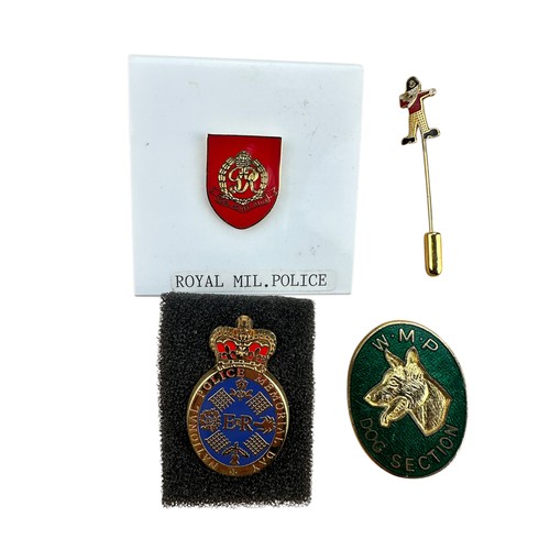 176 - Collection of Police/Law Enforcement Themed Badges etc including Bermuda Police Cap Badges