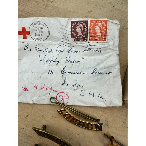 206 - Small Collection of British Red Cross and St John Ambulance Related Items including Enamel Badges et... 