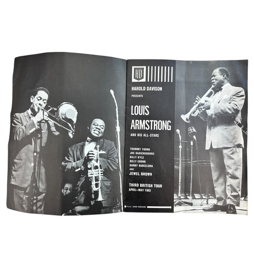 254 - Louis Armstrong British Tour 1962 Original Programme