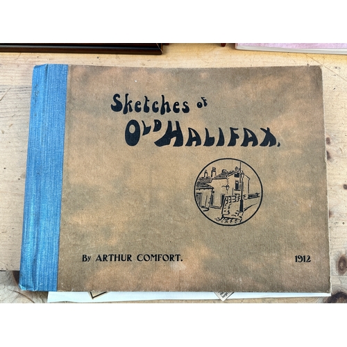 354 - Local Interest Books & Art, Sketches of Old Halifax by Arthur Comfort - Signed by Author. Growing Up... 