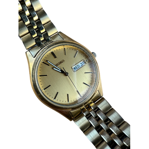 131 - Vintage Seiko Day Date Quartz Watch, 7N43-9048