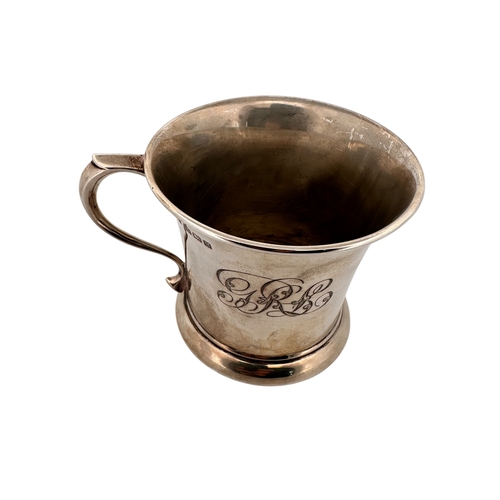 51 - Hallmarked Silver Christening Cup, Birmingham 1936 by Elkington & Co, 76g...