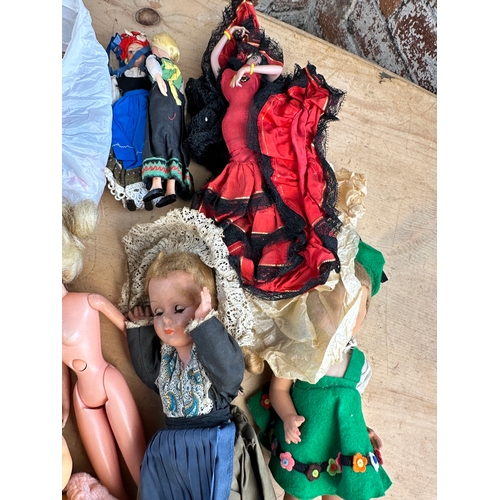 182 - Collection of Vintage Dolls