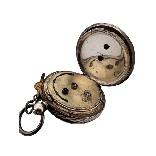 132 - 935 Silver Cased Fusee Pocket Watch, Ticking