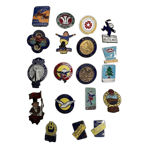 291 - Group of Vintage Enamel Butlins Badges