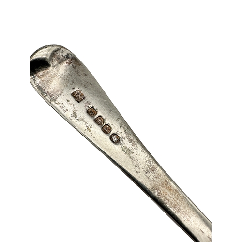 115 - Georgian Silver Serving Spoon, London 1810 by William II Eley,Charles Eley, Henry Eley. 70.3g