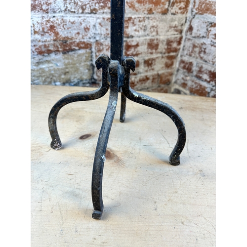 252 - Tall Vintage Wrought Iron Candelabra