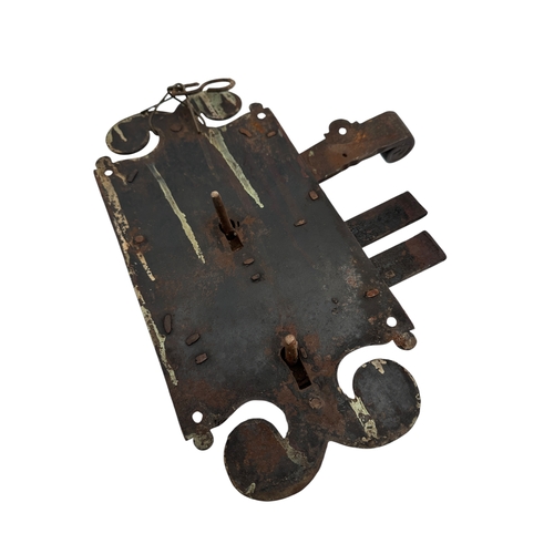 268 - Antique Iron Lock Mechanism