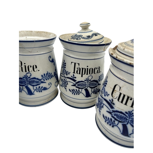 272 - Four Antique Storage Jars as found