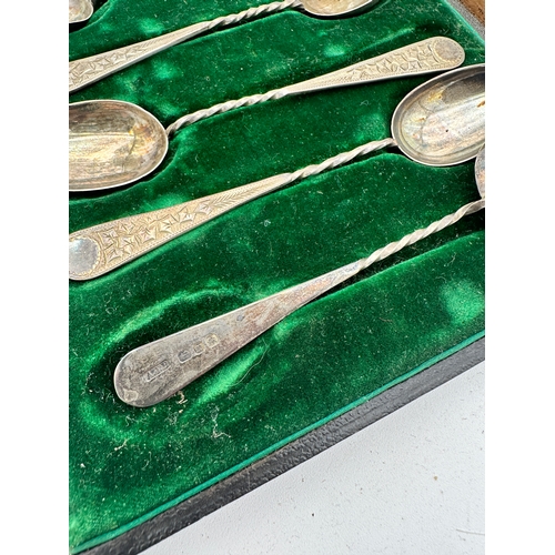 3 - Set of Six Hallmarked Silver Victorian Teaspoons, Birmingham 1886 by A.J.Bailey. 50.3g