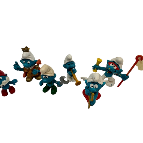 152 - Group of Vintage Smurf Figures