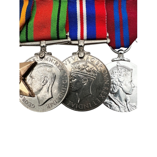 117 - Bar of Six World War 2 (WWII) Medals Issued to SGT John Dawson, Royal Signals 13030557 including Ter... 