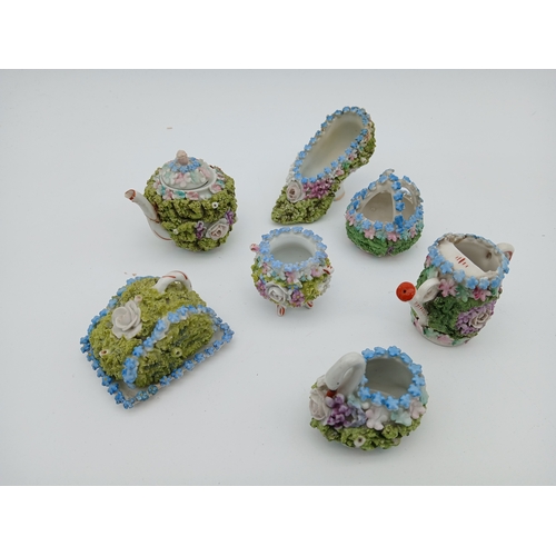 Group of Mossware/Elfinware Items