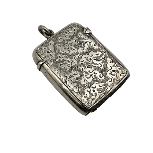 4 - Hallmarked Silver Chatelaine Vresta Case by Sirus