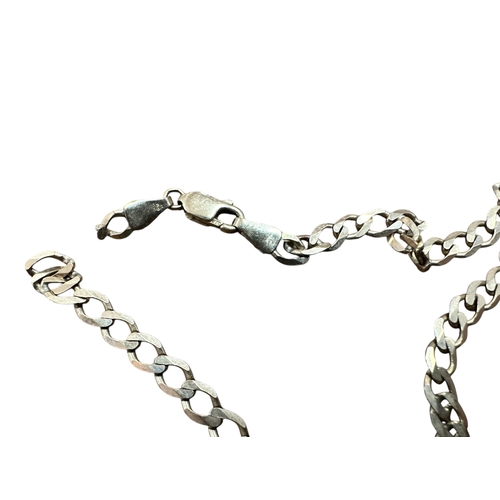114 - Nine Carat Gold Neck Chain as found, 21