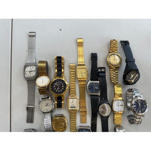 194 - Collection of Vintage Watches inc. Casio, Sekonda and Swatch