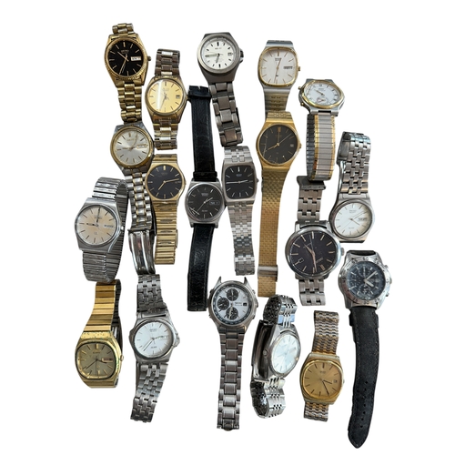 200 - Large Collection of As Found Vintage Seiko Watches for Spares or Repair