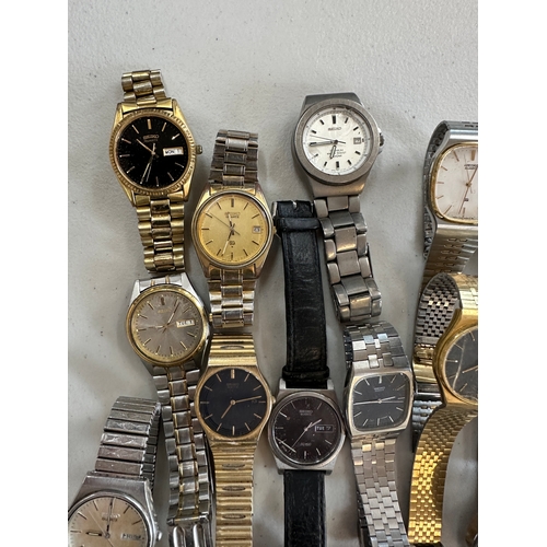 200 - Large Collection of As Found Vintage Seiko Watches for Spares or Repair