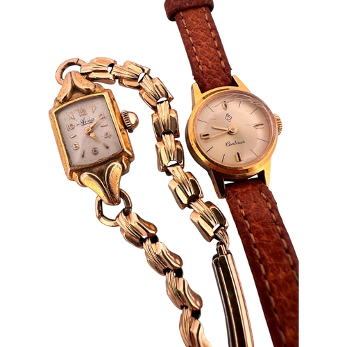 191 - Ladies Rolled Gold Wrist Watches by Avia and Centaur, both run.