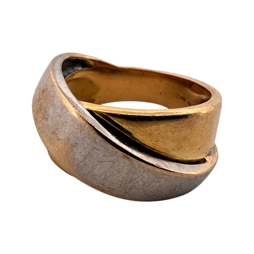 93 - Eighteen Carat Gold Ring. Size O. 9.33g