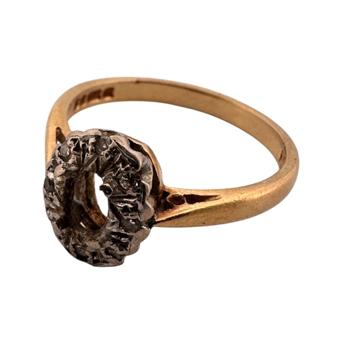 94 - Eighteen Carat Gold Ring as found 3.32g