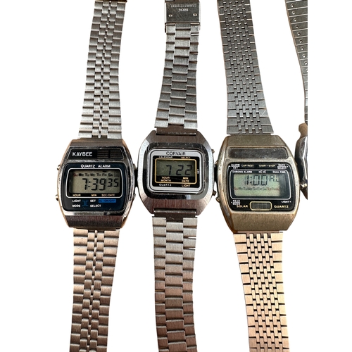 184 - Five Vintage Digital Watches including Casio