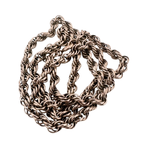 64 - 925 Silver Rope Necklace 20