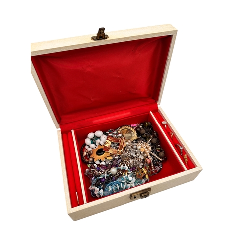 206 - Jewellery Box & Contents