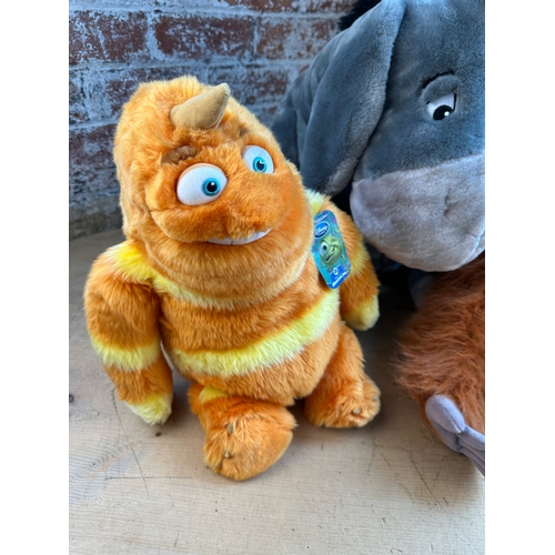231 - Larger Disney Soft Toys in As New Condition with Tags - George Sanderson, King Louie and Large Eeyor... 