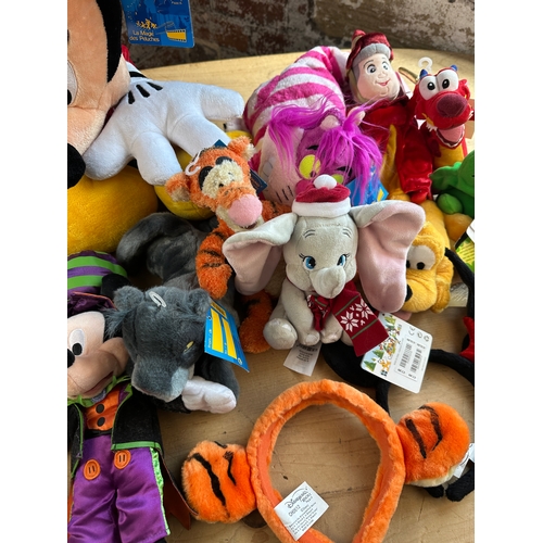 234 - Large Collection of Disney Store and Disneyland Soft Toys - all As New with Tags