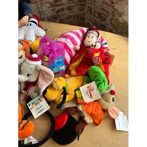 234 - Large Collection of Disney Store and Disneyland Soft Toys - all As New with Tags