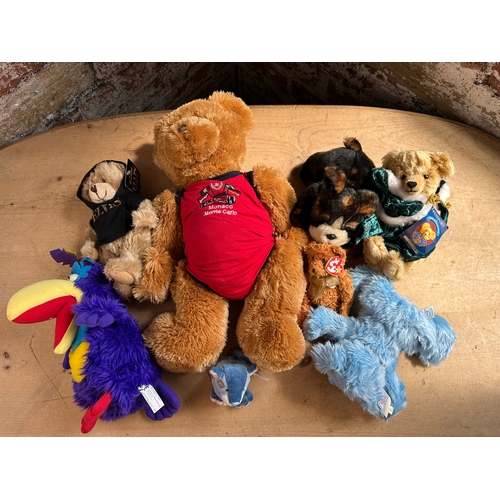 225 - Large Collection of Soft Toys in As New Condition with Tags - Cadbury's Parrot, English Teddy Bear C... 
