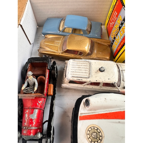 219 - Small Group of Diecast Cars including Dinky, Corgi & Tonka