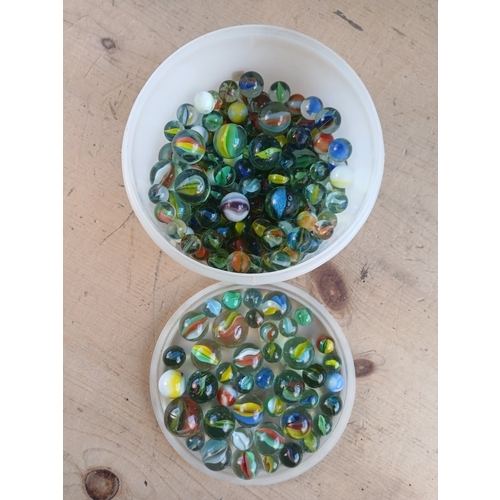 220 - Tub of Vintage Marbles