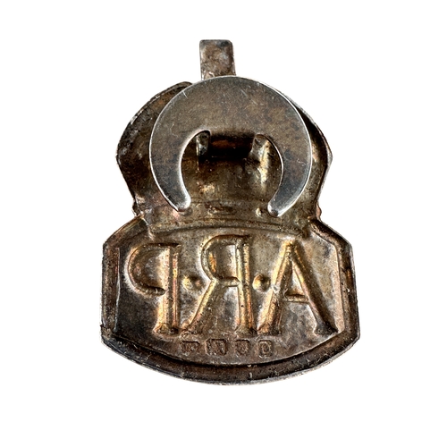 68 - Hallmarked Silver ARP Badge