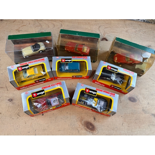 236 - Boxed Vintage Burago Diecast Cars etc.
