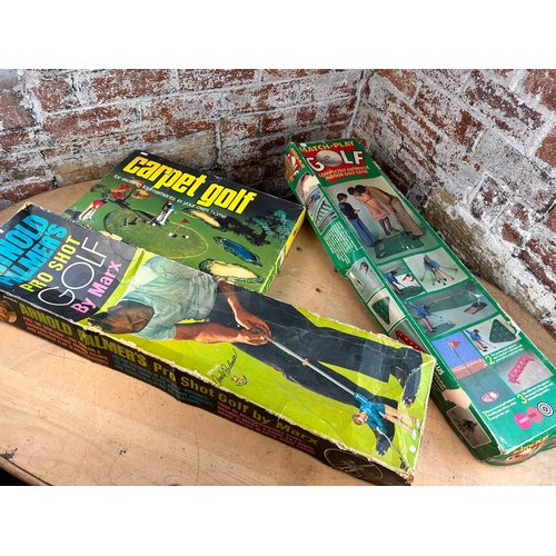 239 - Three Sets of Carpet Golf Games